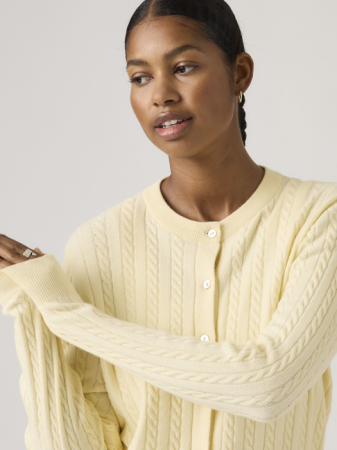 FEMEI - Cardigan Crem Standart Femei