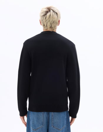 BARBATI - Cardigan Negru Regular Barbati