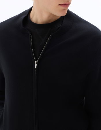 BARBATI - Cardigan Negru Regular Barbati