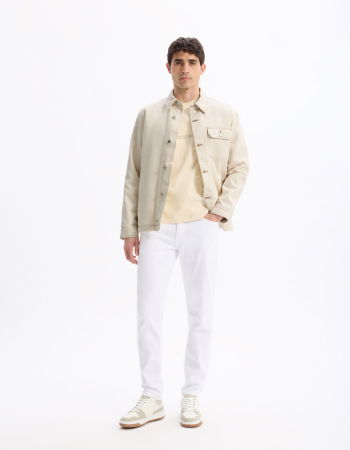 Slim - Celio Мужские Джинсы Белые Bottom 