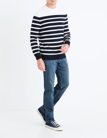 Straight - Celio Blugi Albastri C15 Straight Barbati