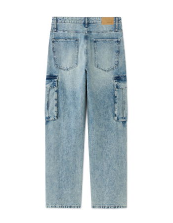 Celio Blugi Albastri Bottom Cargo Barbati [5]