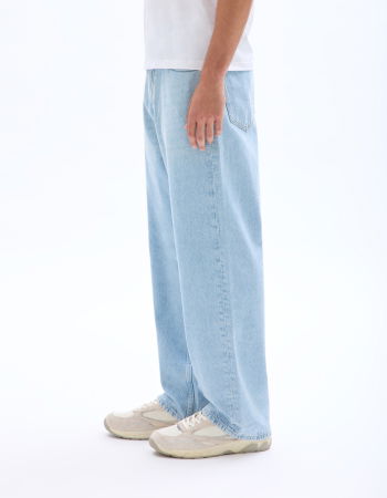 Baggy - Celio Blugi Albastri Deschisi Bottom Barbati