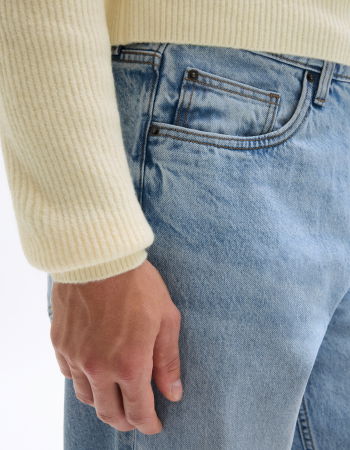 BARBATI - Celio Blugi Albastri Deschisi Bottom Loose Barbati