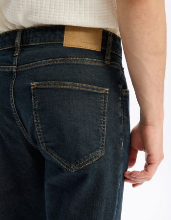 JEANS - Celio Blugi Indigo Bottom Straight Barbati