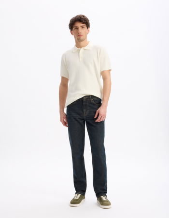 JEANS - Celio Blugi Indigo Bottom Straight Barbati