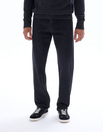 JEANS - Celio Blugi Negri C75 Loose Barbati