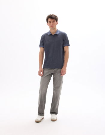 JEANS - Celio Blugi Gri Inchis C75 Loose Barbati