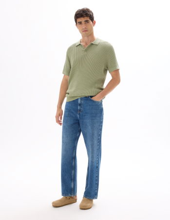 Baggy - Celio Blugi Albastri Bottom Barbati