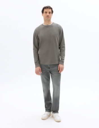 BARBATI - Celio Bluza Gri Inchis Oversize Barbati