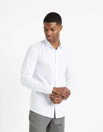 Camasi - Celio Camasa Alba Extra Slim Barbati