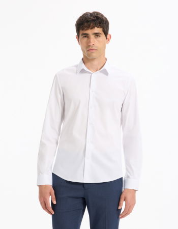 BARBATI - Celio Camasa Alba Slim Barbati