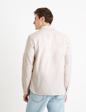 МУЖЧИНЫ - Celio Мужская Рубашка Беживая Regular