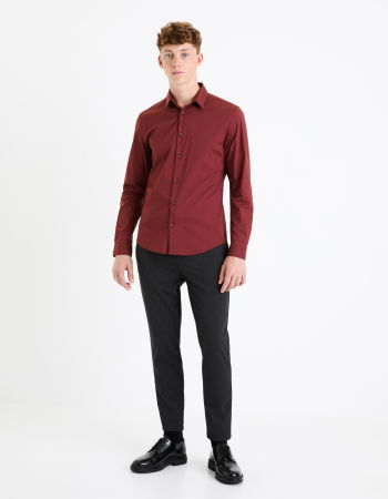 BARBATI - Celio Camasa Rosie-Visinie Slim Barbati