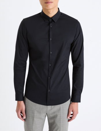 Celio Camasa Neagra Extra Slim Barbati [2]