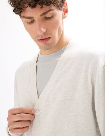 МУЖЧИНЫ - Celio Кардиган Off White Mel 