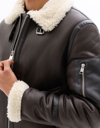 МУЖЧИНЫ - Celio Мужская Куртка Темно-Коричневый 