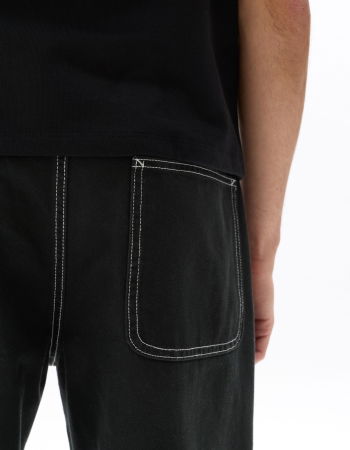 BARBATI - Celio Pantaloni Negri Loose Barbati