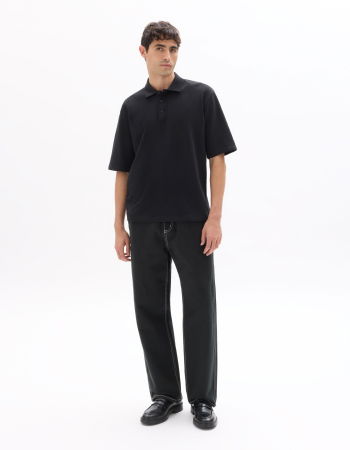 BARBATI - Celio Pantaloni Negri Loose Barbati
