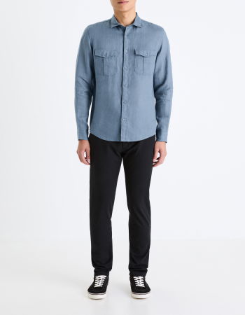 BARBATI - Celio Pantaloni Negri Slim Barbati