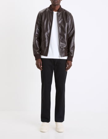 BARBATI - Celio Pantaloni Negri Straight Barbati