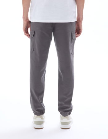 BARBATI - Celio Pantaloni Gri Inchis Straight Barbati
