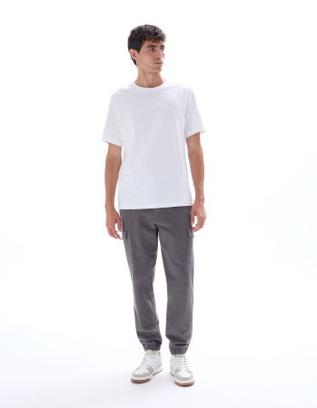 Pantaloni - Celio Pantaloni Gri Inchis Straight Barbati