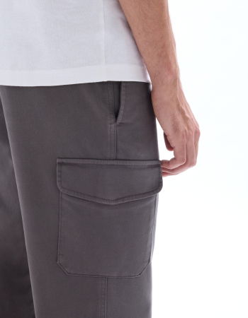 BARBATI - Celio Pantaloni Gri Inchis Straight Barbati
