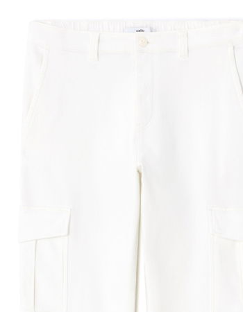МУЖЧИНЫ - Celio Мужские Брюки Белые Straight