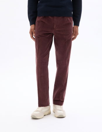 Pantaloni - Celio Pantaloni Rosii-Visiniii Straight Barbati