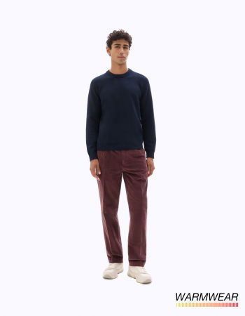 BARBATI - Celio Pantaloni Rosii-Visiniii Straight Barbati