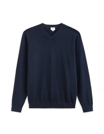 Pulovere si Cardigane - Celio Pulover Navy Regular Barbati