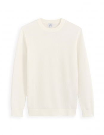 Pulovere si Cardigane - Celio Pulover Crem Slim Barbati