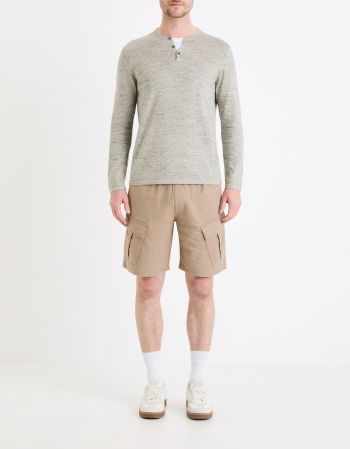 Свитера и Кардиганы - Celio Мужской Свитер Светло-Серый 