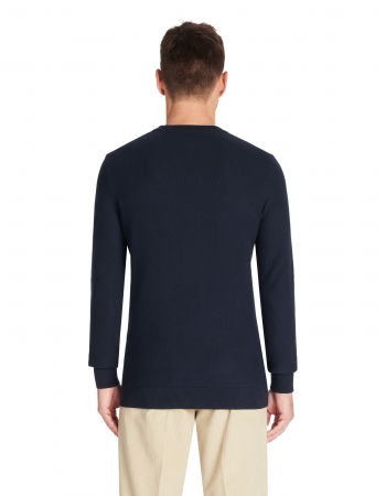 Pulovere si Cardigane - Celio Pulover Navy Slim Barbati