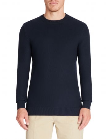Pulovere si Cardigane - Celio Pulover Navy Slim Barbati