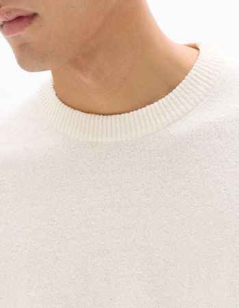 BARBATI - Celio Pulover Alb Regular Barbati