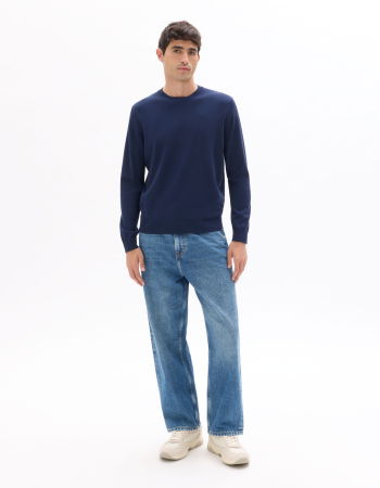 МУЖЧИНЫ - Celio Мужской Свитер Темно-Синий Regular