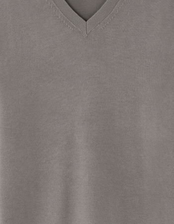 BARBATI - Celio Pulover Gri Deschis Regular Barbati