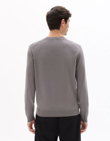 BARBATI - Celio Pulover Gri Inchis Regular Barbati