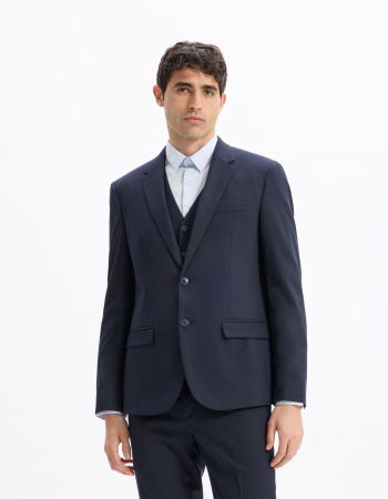 МУЖЧИНЫ - Celio Мужской Пиджак Темно-Синий Slim