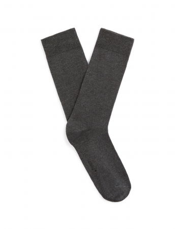 ACCESORII - Celio Sosete Gri Inchis Sock - Tige Haute Barbati