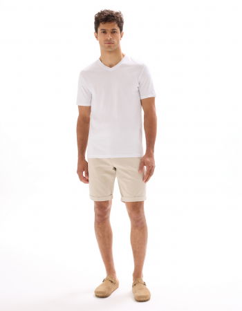 BARBATI - Celio Tricou Alb Straight Barbati