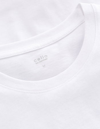 Tricouri si Polo - Celio Tricou Alb Straight Barbati