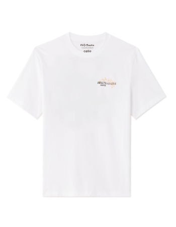 BARBATI - Celio Tricou Alb  Barbati