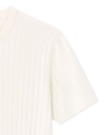 Celio Мужская Футболка Кремовая  [6]