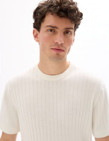 BARBATI - Celio Tricou Crem  Barbati