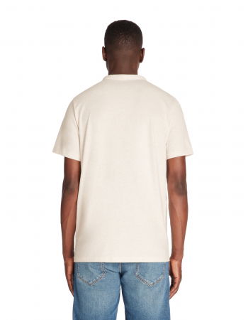 Футболки и Поло - Celio Мужская Футболка Кремовая Straight