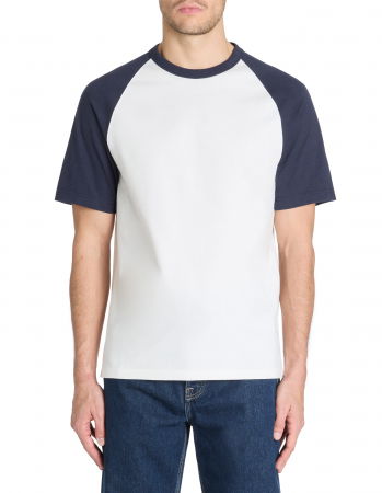 BARBATI - Celio Tricou Alb/Albastru Boxy Barbati