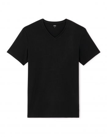 Tricouri si Polo - Celio Tricou Negru Slim Barbati